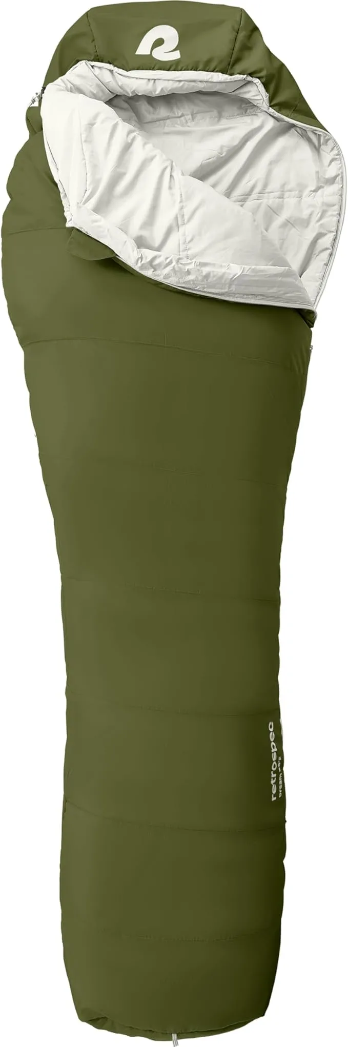 Retrospec Dream 5°, 15° 30° Sleeping Bag - Mummy Sleeping Bag for Camping, Insulated Cold Weather Sleeping Bag Lightweight Stuff Sack, Water-Resistant and Adjustable Draw Cords Adult Sleeping Bag