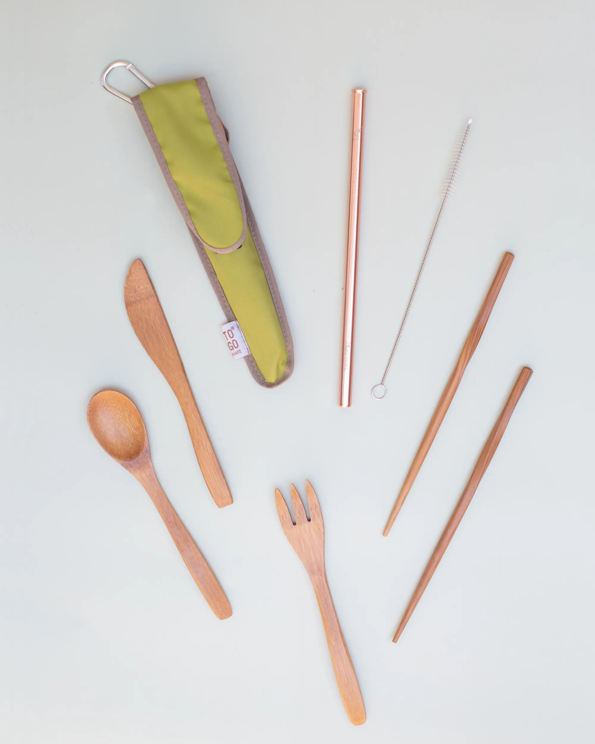 Reusable Utensil Kit - Stainless Steel Straw