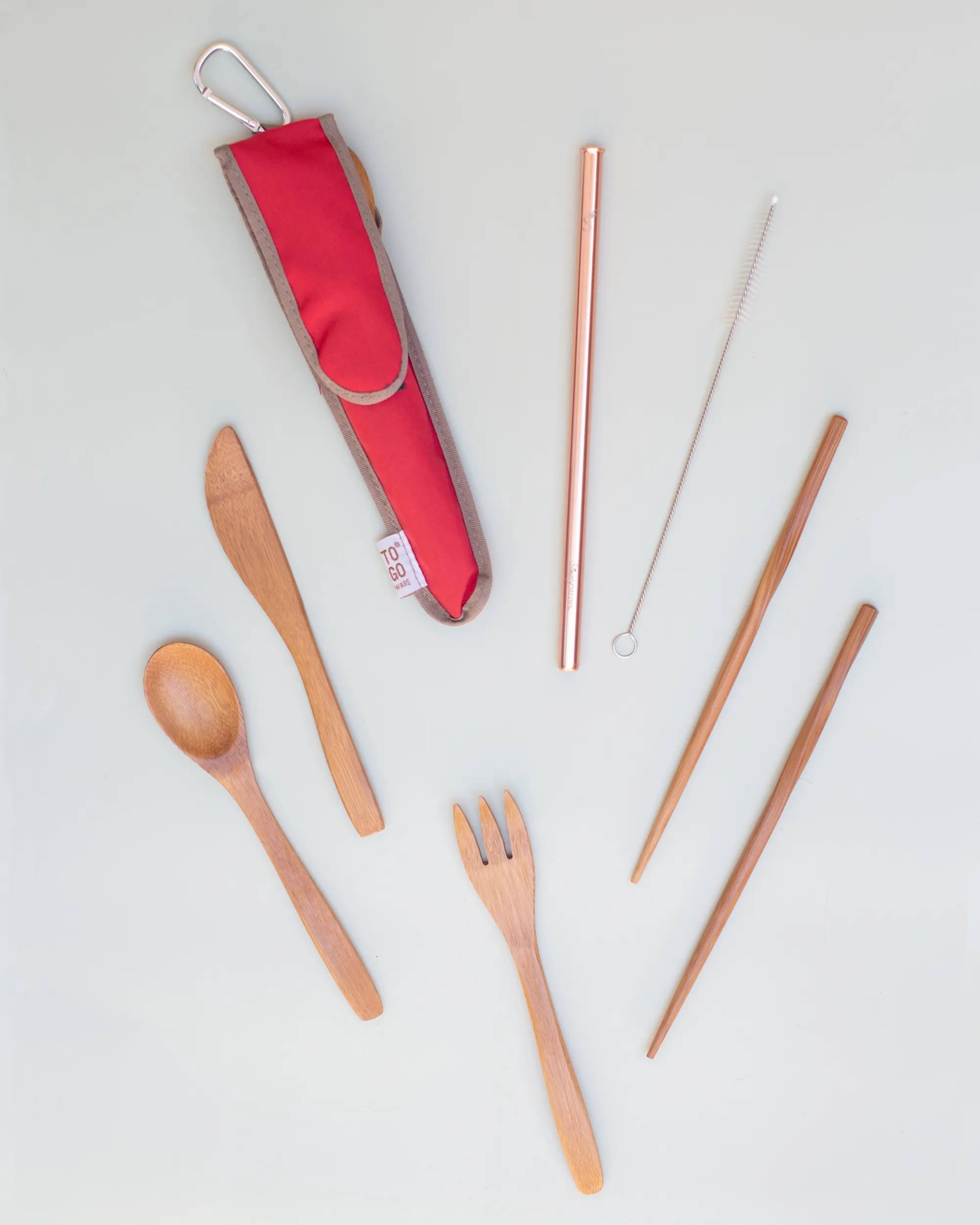 Reusable Utensil Kit - Stainless Steel Straw