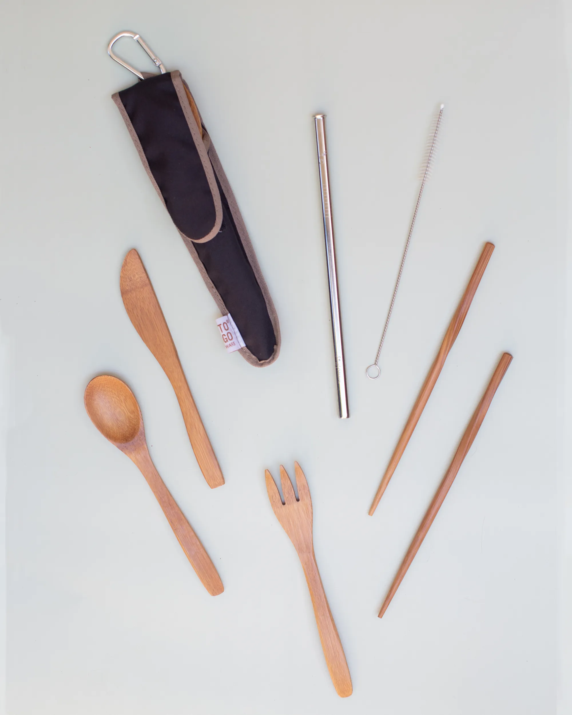 Reusable Utensil Kit - Stainless Steel Straw