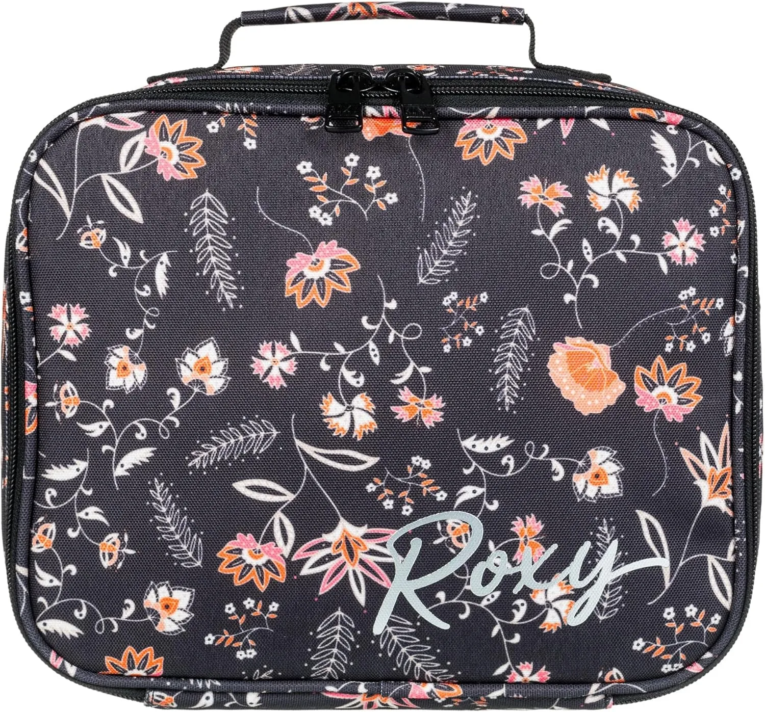 Roxy Groove In Life Lunch Bag | Insulated | Cooler Bag | Beach | Outdoor | Festivals - Anthracite Kerala Border