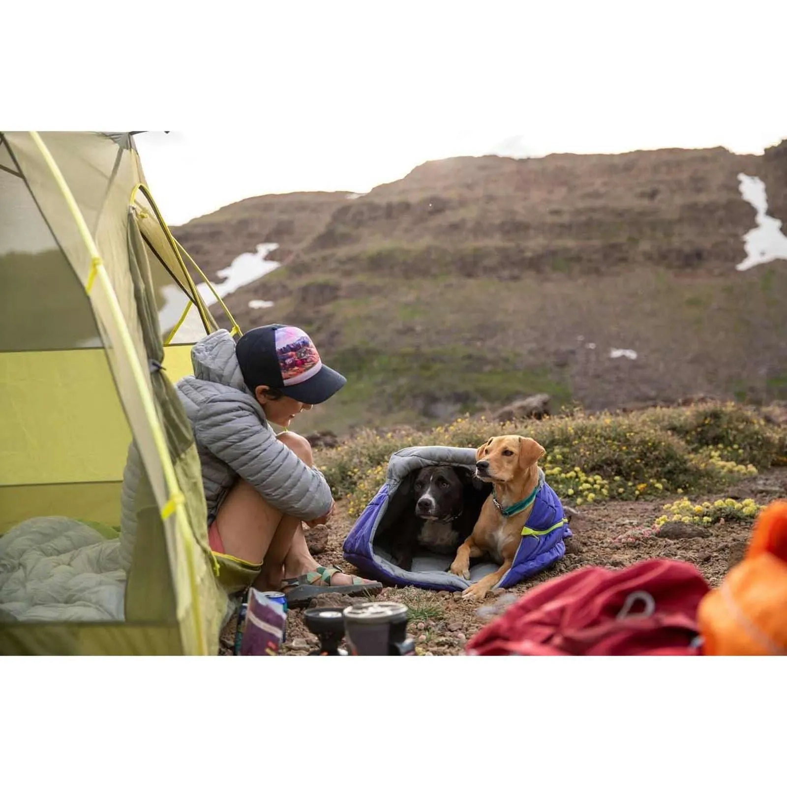 Ruffwear Highlands Sleeping Bag Huckleberry Blue (Large)