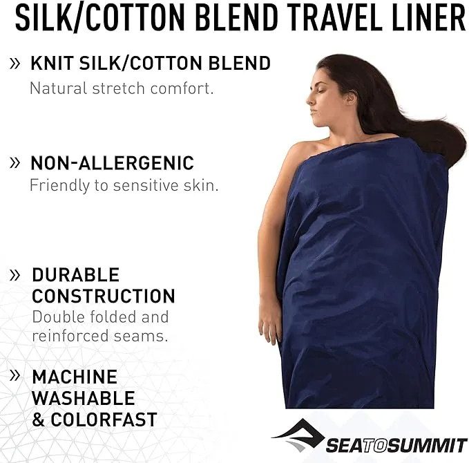 Sea to Summit Silk-Cotton Blend Travel and Sleeping Bag Liner