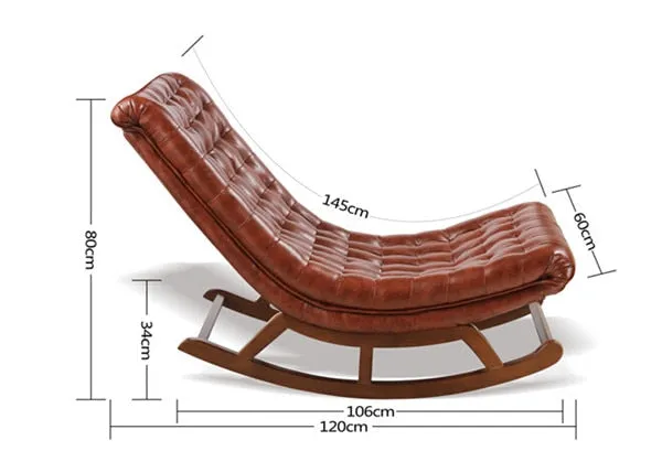Selestine Modern Design Reclining Rocking Lounge Chair