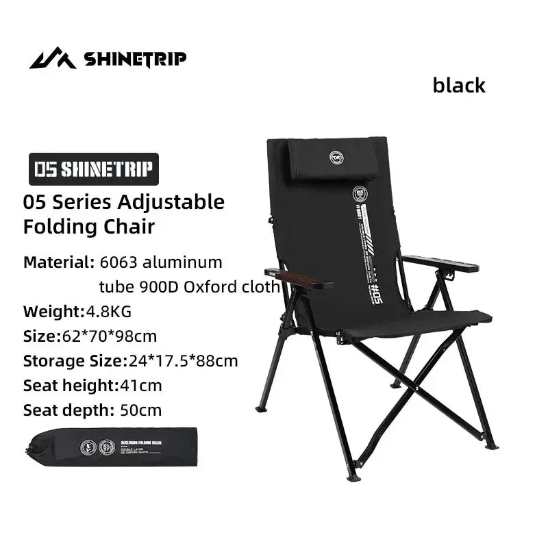 Shinetrip Outdoor Portable Foldable Four-Speed Adjustable Chair