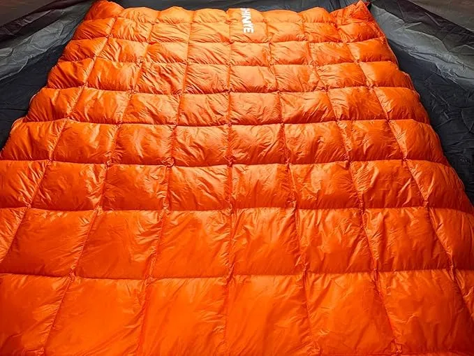 ShinHye Ultralight Sleeping Bag, 600 Fill Down Backpacking Sleeping Bag for Camping, 40-59℉ Compact Sleeping Bag Compact for Adult Waterproof, Compressible YR500