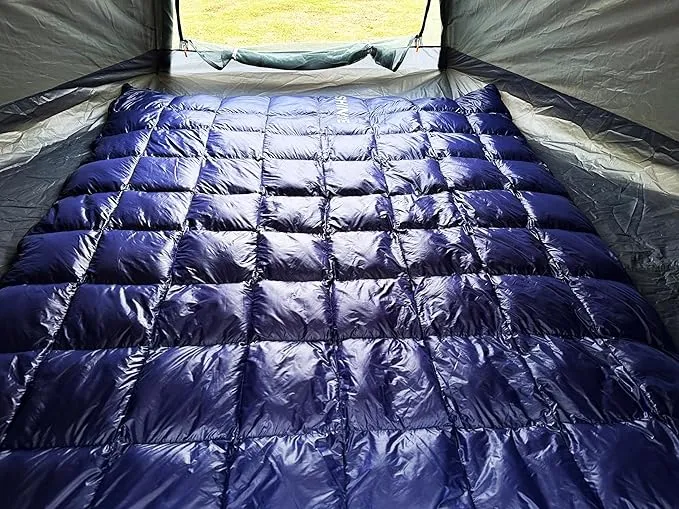 ShinHye Ultralight Sleeping Bag, 600 Fill Down Backpacking Sleeping Bag for Camping, 40-59℉ Compact Sleeping Bag Compact for Adult Waterproof, Compressible YR500
