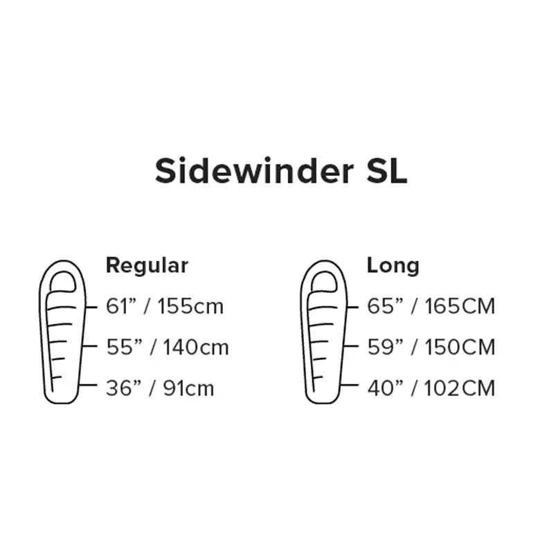 Sidewinder SL 20° Sleeping Bag (20F / -7C)