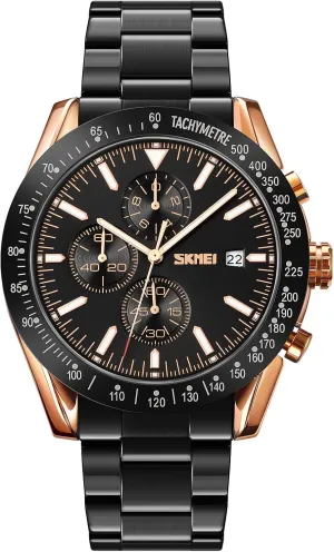 SKMEI Men's Automatic Waterproof Analog Watches Women's Luxury Business Quartz Wristwatch