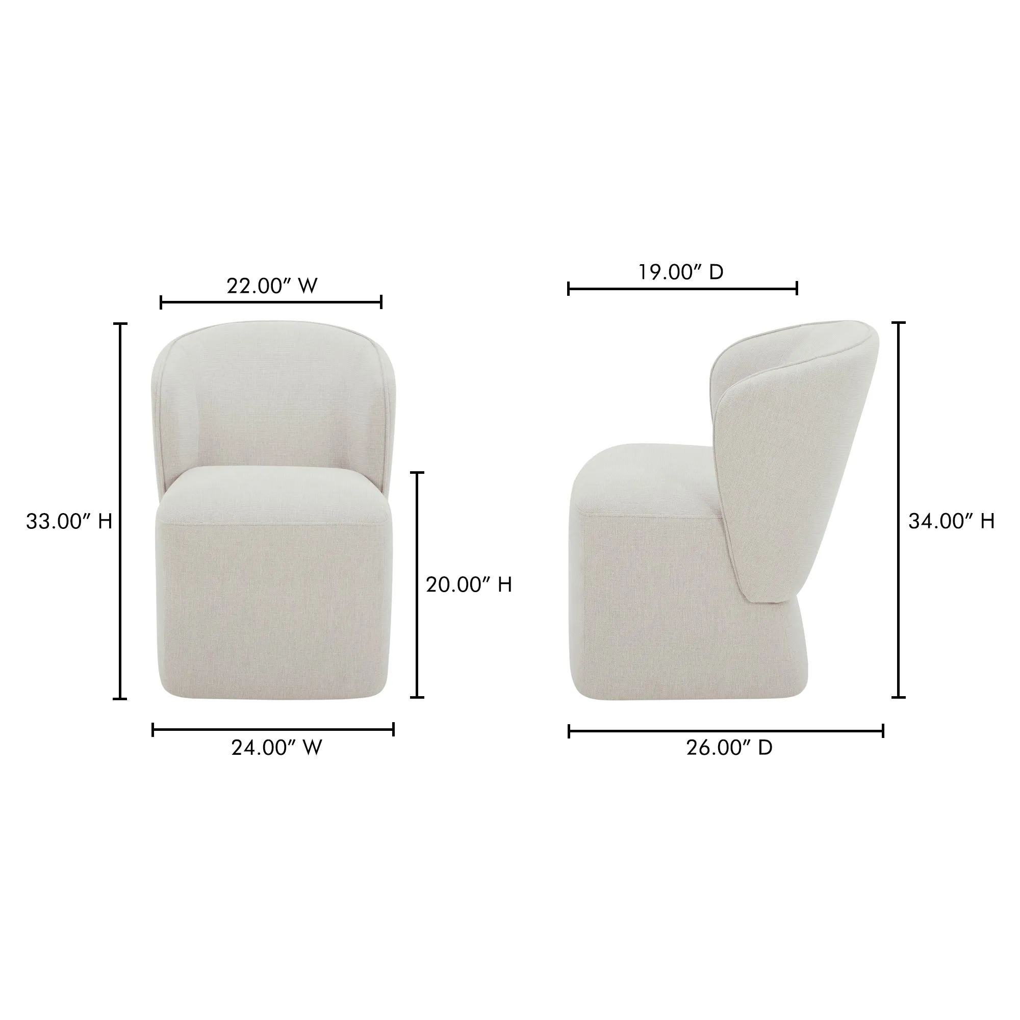 Sleek Swivel Dining Chair with Stain-Resistant Upholstery