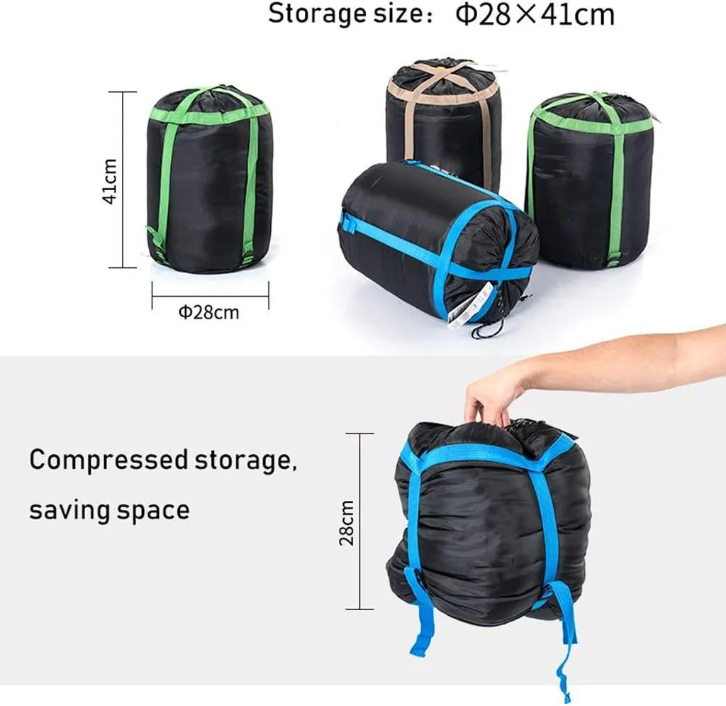 Sleeping Bag for Adults, Lightweight Waterproof Compact, Great for 4 Season Warm & Cold Weather, Perfect for Outdoor Backpacking, Camping, Hiking