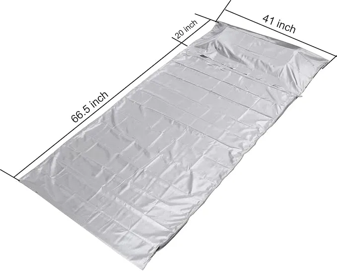 Sleeping Bag Liner Sleeping Sack – Travel & Camping Sheets for Adults - Silky Polyester
