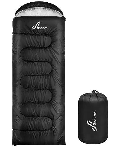 Sleeping Bag,3-4 Seasons Warm Cold Weather Sleeping Bags for Adults
