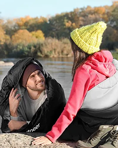 Sleeping Bag,3-4 Seasons Warm Cold Weather Sleeping Bags for Adults