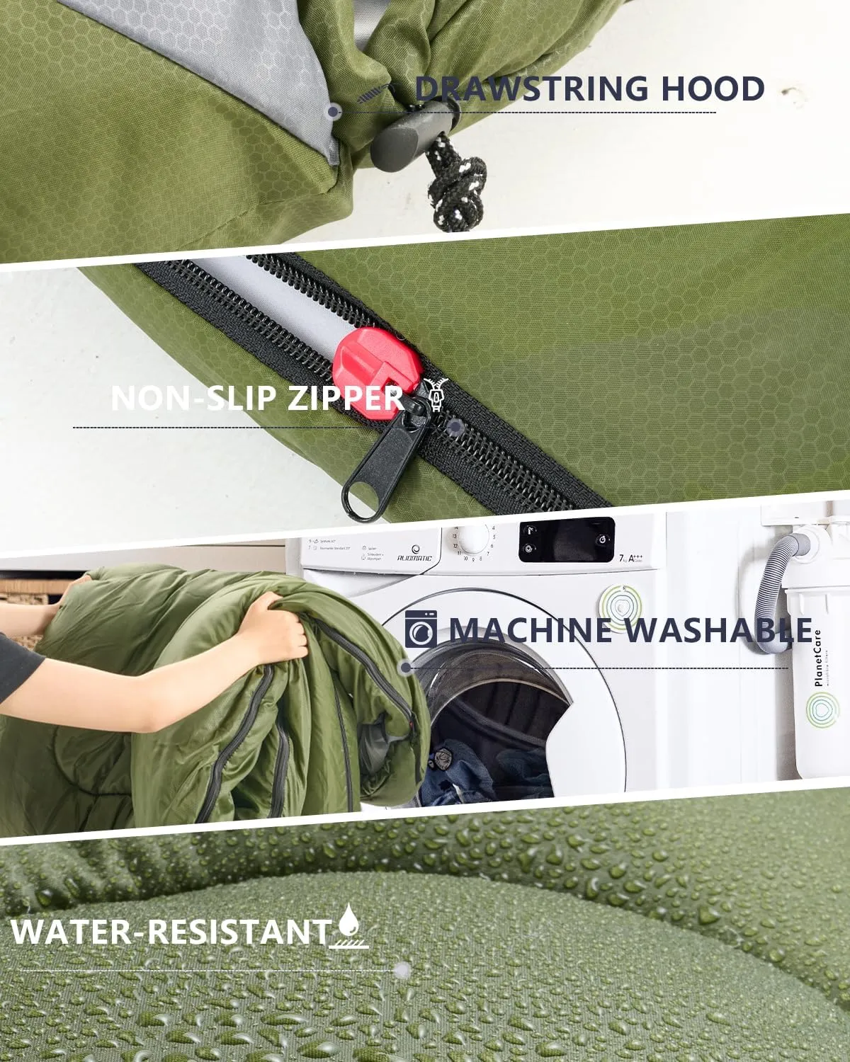 Sleeping Bags for Adults Backpacking Lightweight Waterproof- Cold Weather Sleeping Bag for Girls Boys Mens for Warm Camping Hiking Outdoor Travel Hunting with Compression Bags