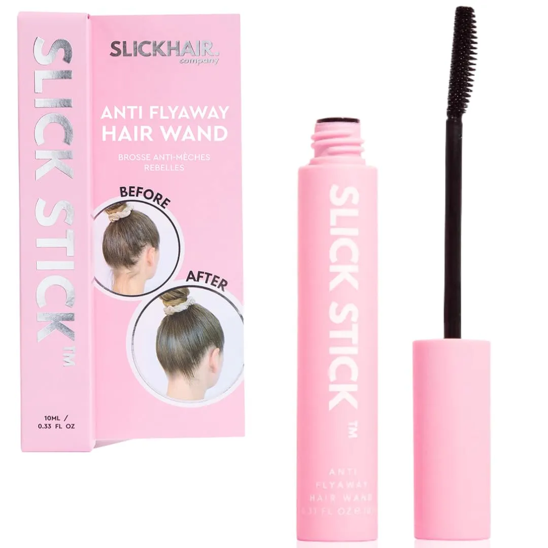 SlickHair Slick Stick Hair Finishing Stick, Hair Stick for Flyaways, Gel for Women and Children, Refreshes and Nourishes Hair, Non Sticky and Non Greasy - 10ml