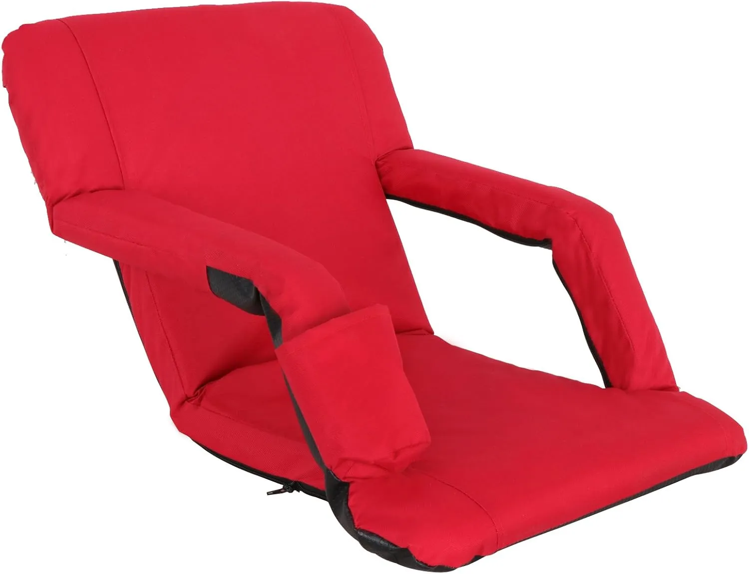 Smartxchoices 20.5"/24.5" Wide Stadium Seat Chair Bleacher Seats Padded with Back Support, Cushion, Arms, Pockets, Anchor Straps, Portable Folding Seat with Shoulder Straps