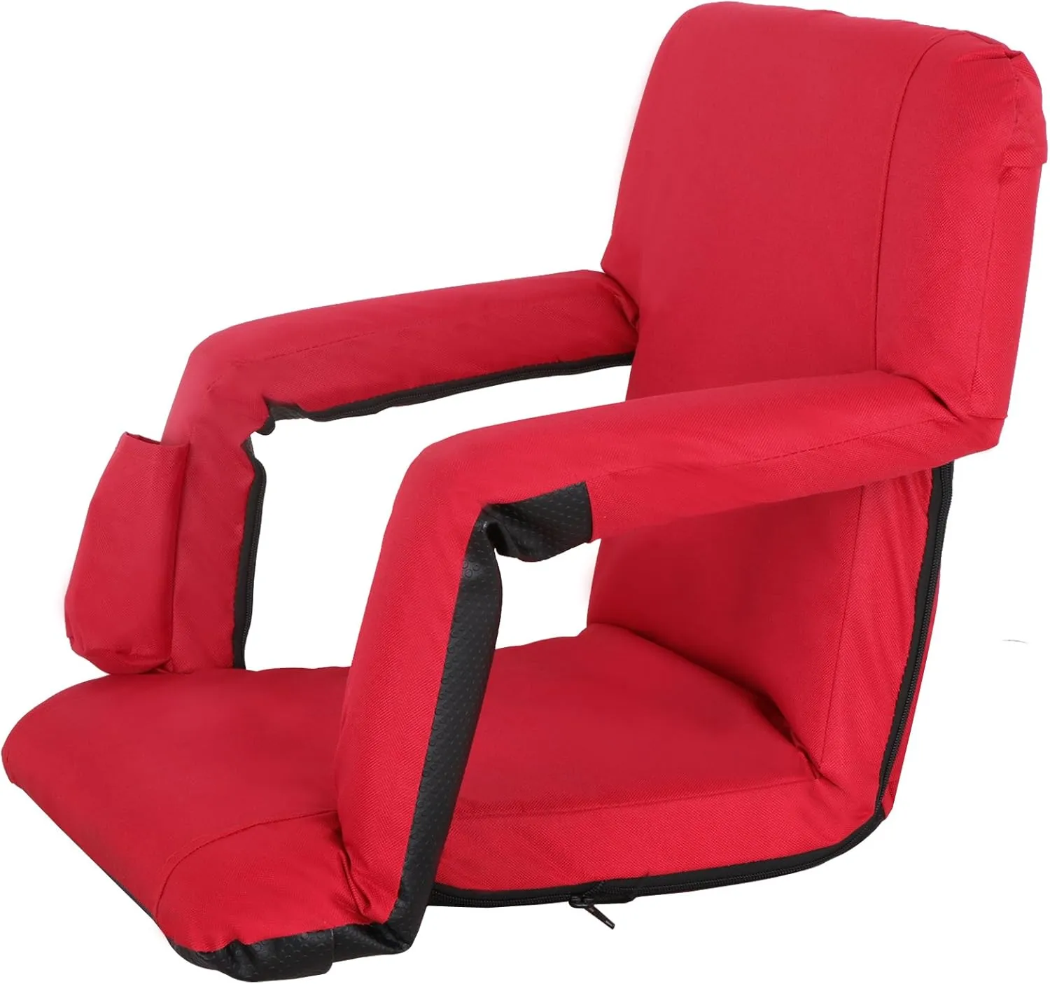 Smartxchoices 20.5"/24.5" Wide Stadium Seat Chair Bleacher Seats Padded with Back Support, Cushion, Arms, Pockets, Anchor Straps, Portable Folding Seat with Shoulder Straps