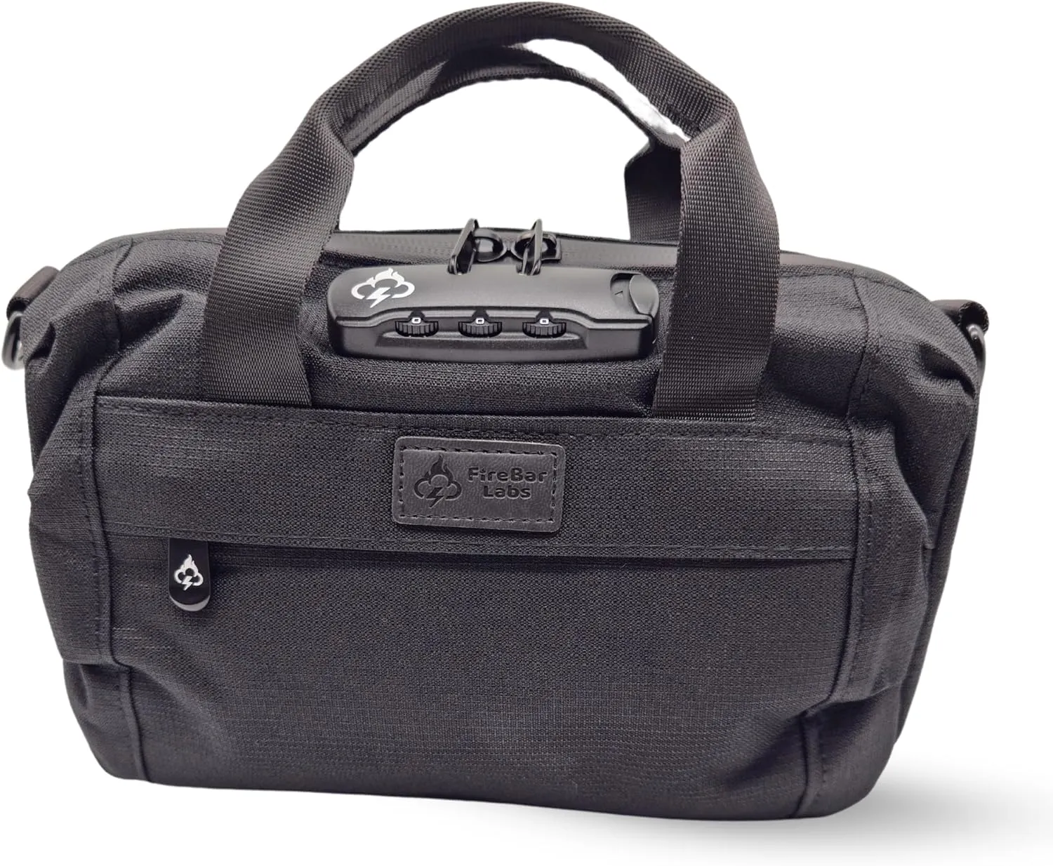 Smell-Proof Mini Duffle Bag, Lockable, FireBar Labs Smell-Proof Fashion Travel Duffel, Removable Strap, Premium Hardware and Elite Odor Control (9"" x 5"" x 4"") (Teal Camouflage), FBS-MDB-008