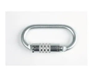 Steel Oval Triple Action Carabiner