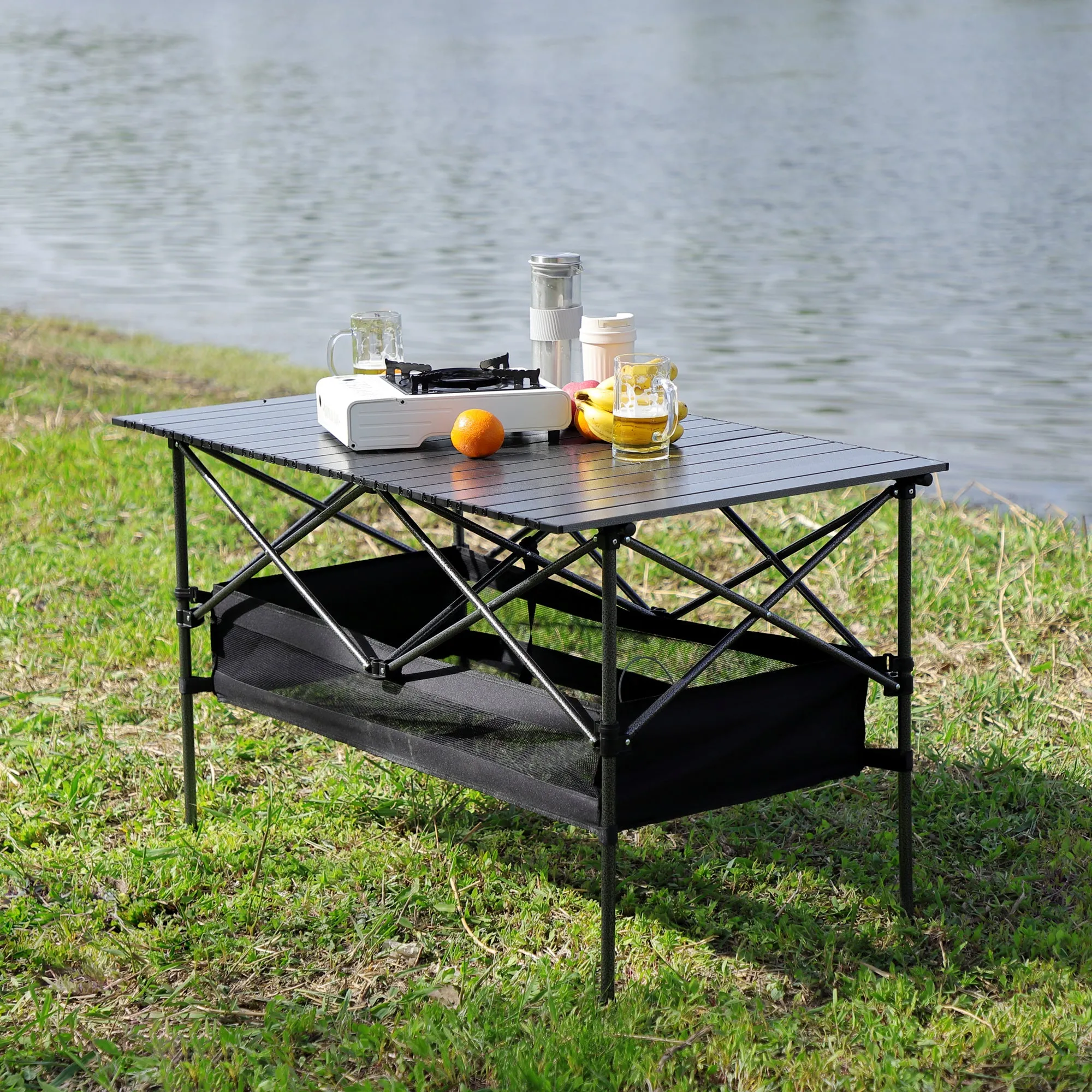 Streamdale 3-Piece Foldable Outdoor Table & Chair Set