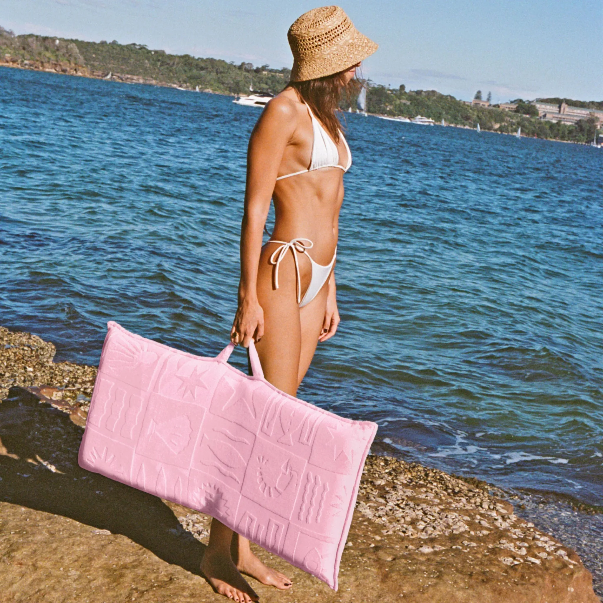 SUNNYLiFE Terry Lounger | Salmon