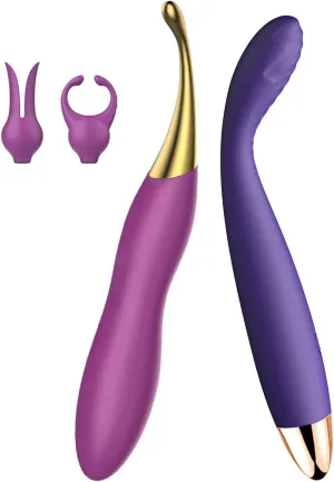 SVAKOM Female Squirting Vibrators Clit G-Spot Dildo Nipple Stimulator   G Spot Dildo Vibrator Adult Sex Toys - SVAKOM Waterproof Personal Massager Finger Dildos Vibrators for Women
