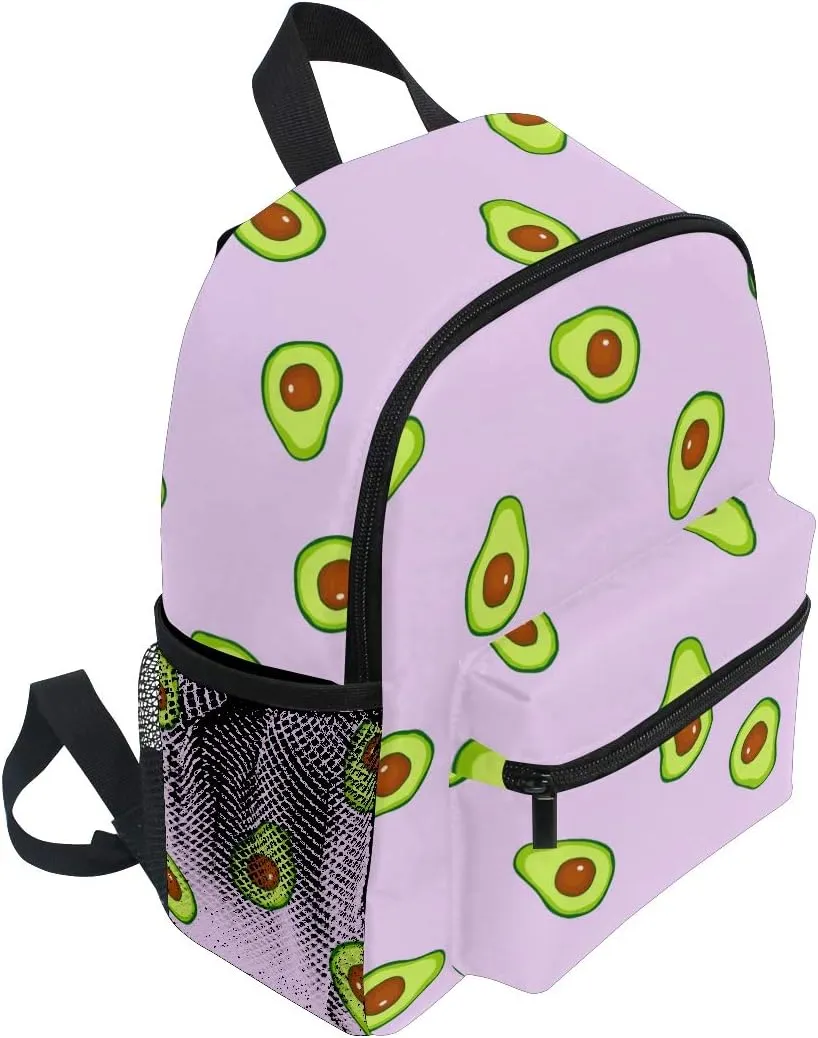 Tarity Avocados Toddler Backpack Kids Backpack Cute Preschool Nursery Kindergarten Children School Bag Travel Bag Bookbags Daypack
