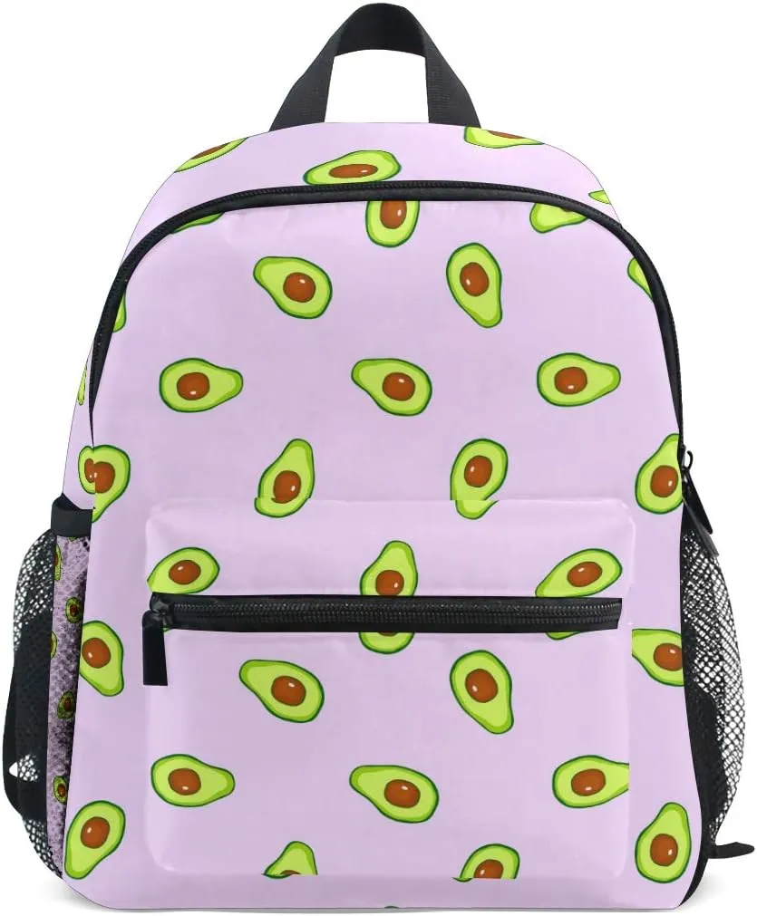 Tarity Avocados Toddler Backpack Kids Backpack Cute Preschool Nursery Kindergarten Children School Bag Travel Bag Bookbags Daypack