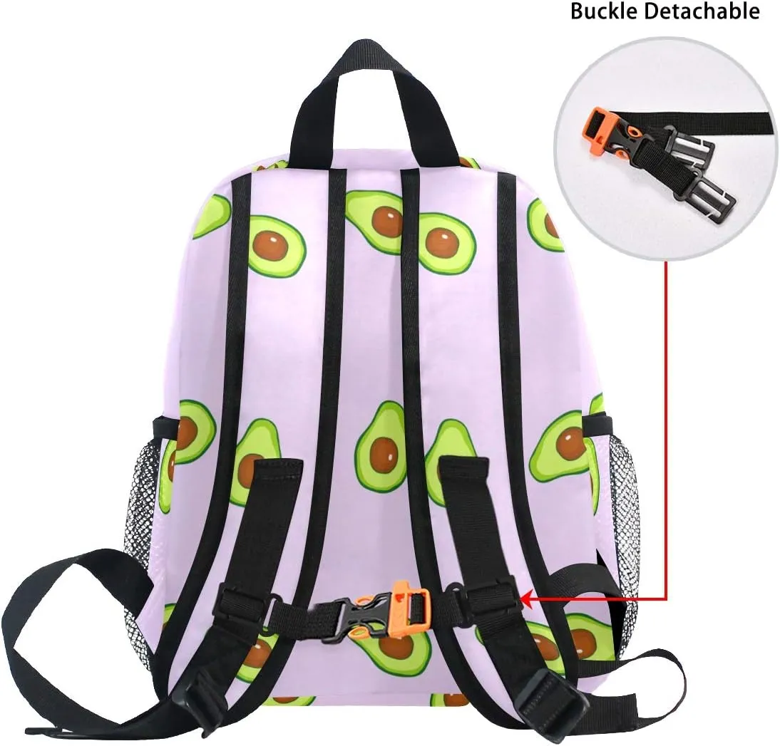 Tarity Avocados Toddler Backpack Kids Backpack Cute Preschool Nursery Kindergarten Children School Bag Travel Bag Bookbags Daypack