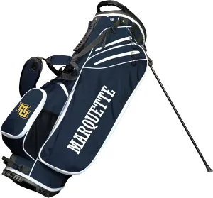 Team Golf NCAA Marquette Birdie Stand Golf Bag, Lightweight, 14-Way Club Divider, Spring Action Stand, Insulated Cooler Pocket, Velcro Glove and Umbrella Holder & Padded Handles
