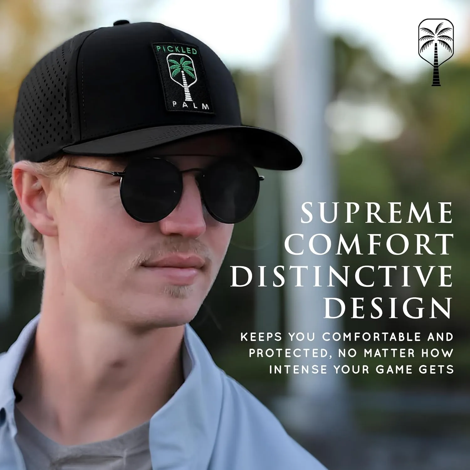 The Daytime Performance Pickleball Hat-100% Waterproof,Sweat-Resistant & Lightweight-Performance Hats for Unisex