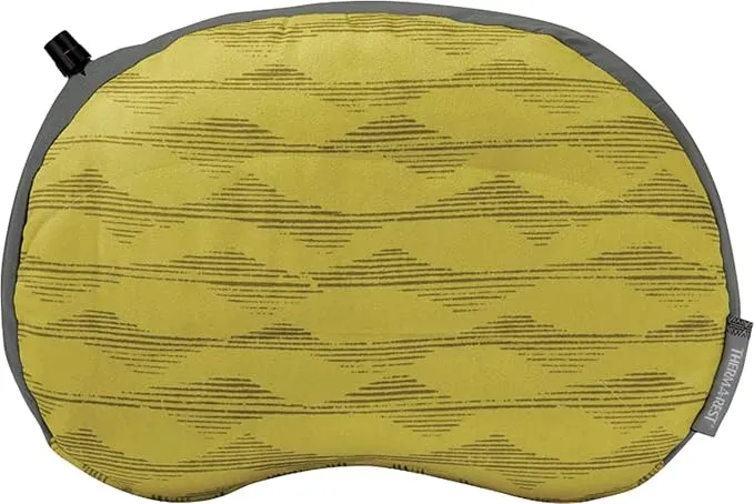 Therm-a-Rest Air Head Inflatable Travel Pillow, 1 Count (Pack of 1), Yellow Mountains