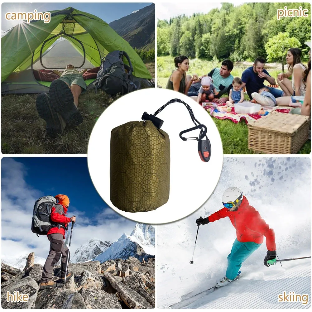 Thermal Survival Sleeping Bag with Waterproof Windproof Aluminum Film