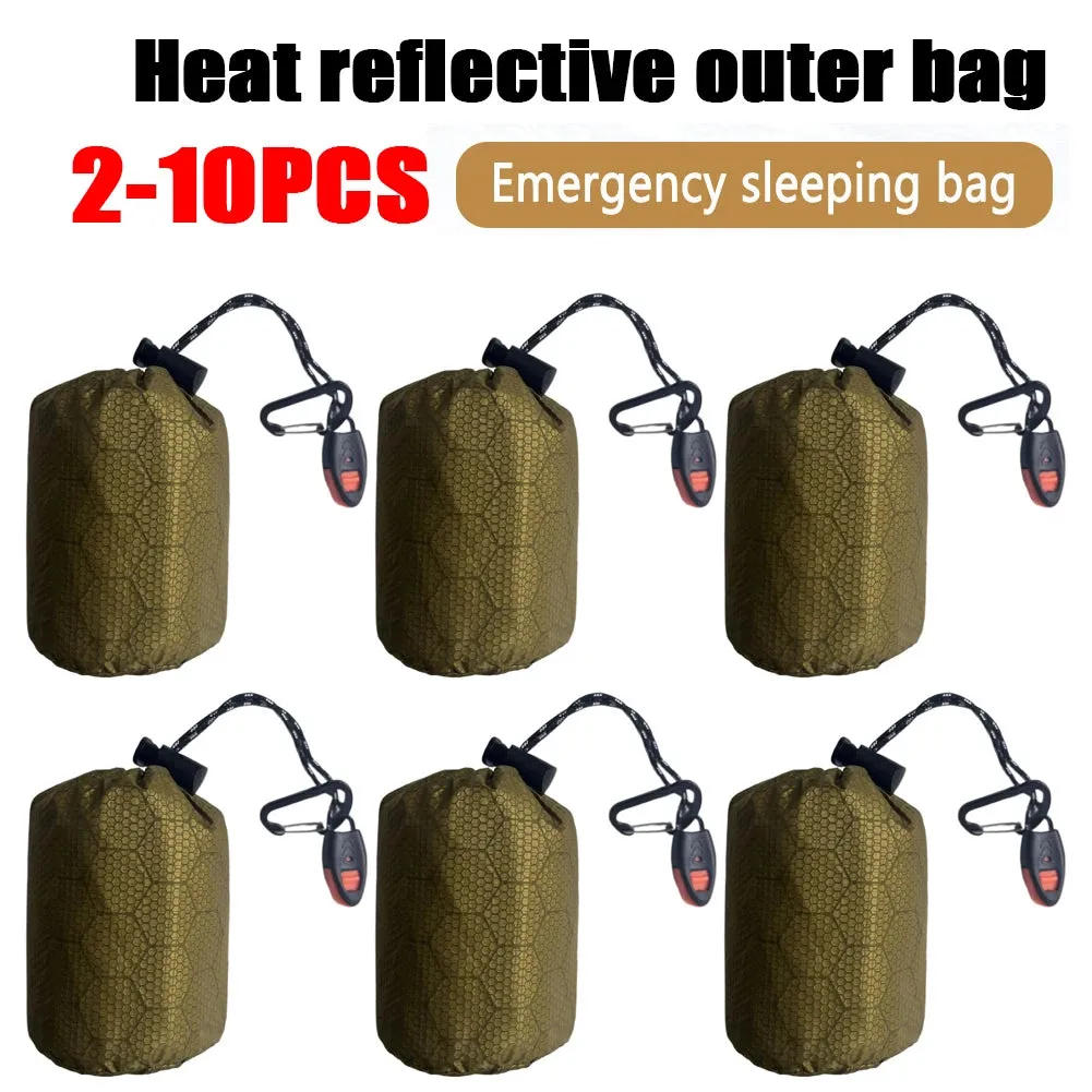 Thermal Survival Sleeping Bag with Waterproof Windproof Aluminum Film