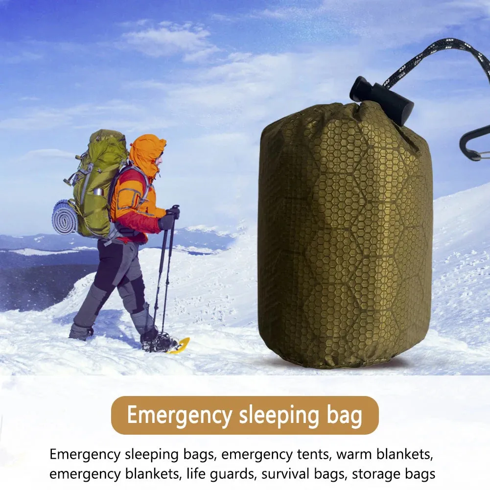 Thermal Survival Sleeping Bag with Waterproof Windproof Aluminum Film