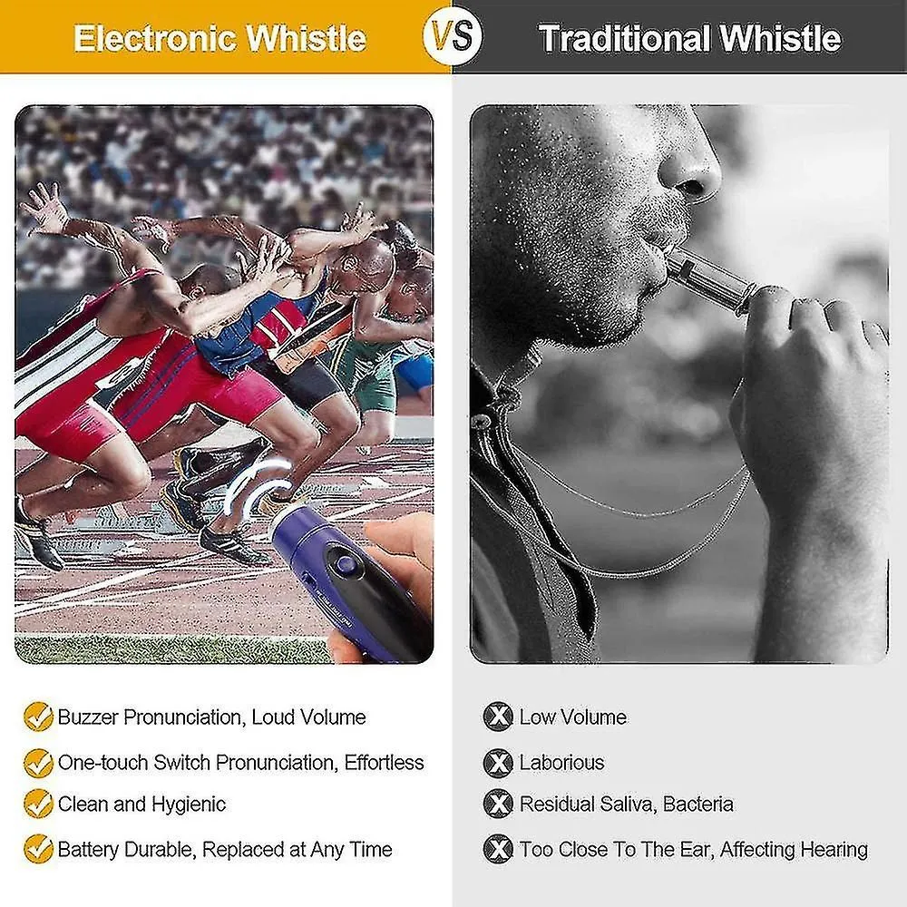 Three-tone Electronic Whistle With Handheld Survival Whistle , Outdoor
