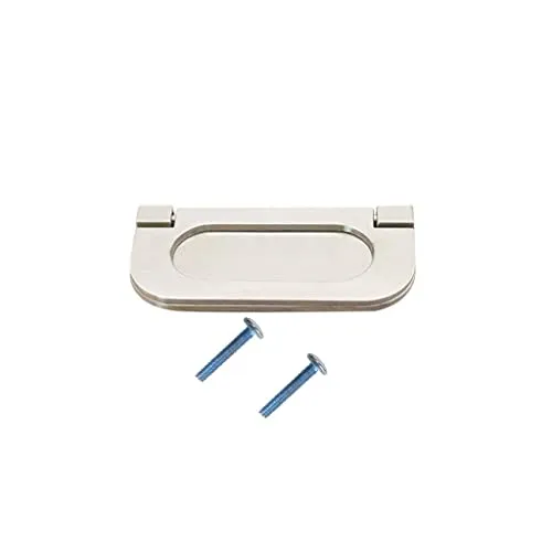 Tiny Store Gold Zinc Alloy Wire Drawing Cabinet Door Drawer Invisible Pull Handles 75mm
