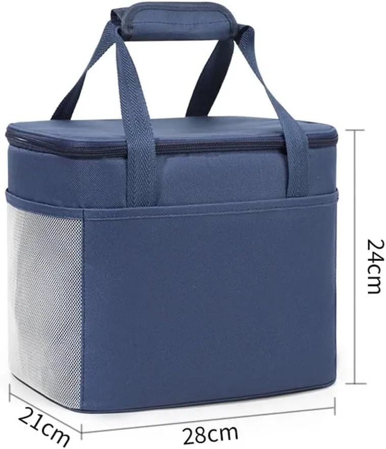Tote Lunch Bag Portable Lunch Bag Multifunctional Tote Lunch Bag Lunch Bag Easy to Clean Suitable for Work Student Outdoor and So On(Black)