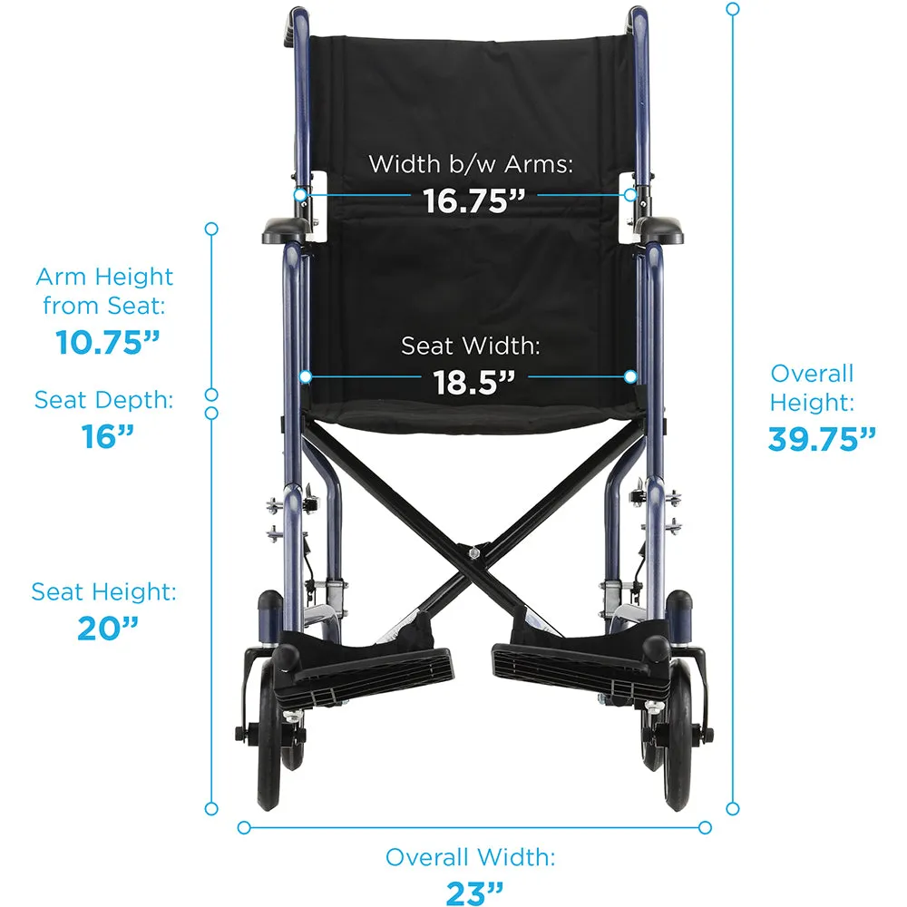 Transport – Steel 19" Lightweight, Trusted vendor Chair Foldable, Durable All-in-one collection and