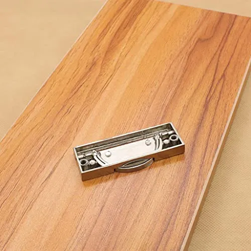 Trendy Retail® Gold Wire Drawing Cabinet Door Drawer Invisible Pull Handles Pitch Hole 96mm