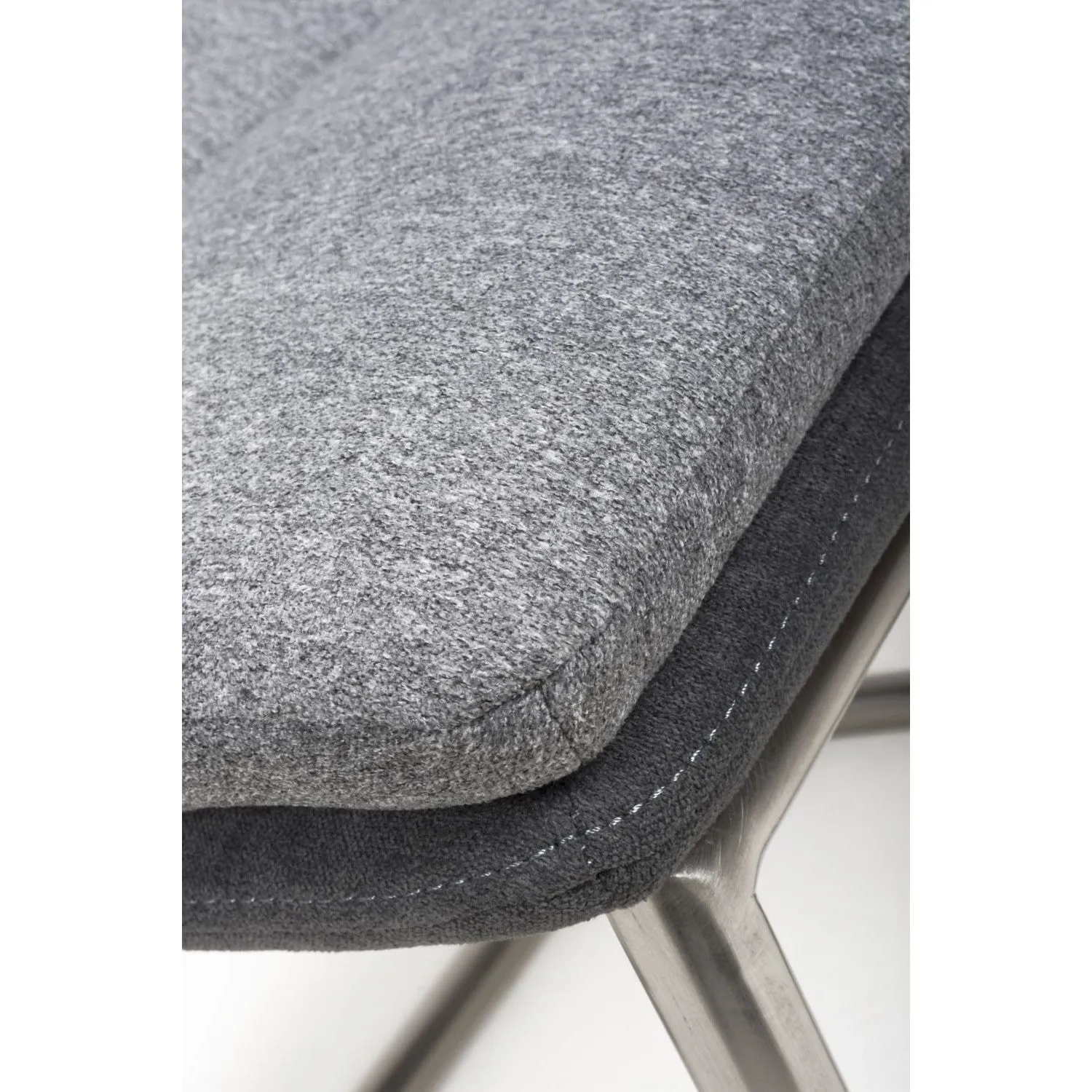 Triton Linen Light Grey Dining Chair Set of 2