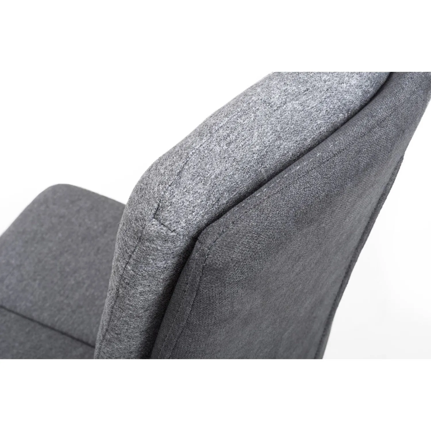 Triton Linen Light Grey Dining Chair Set of 2