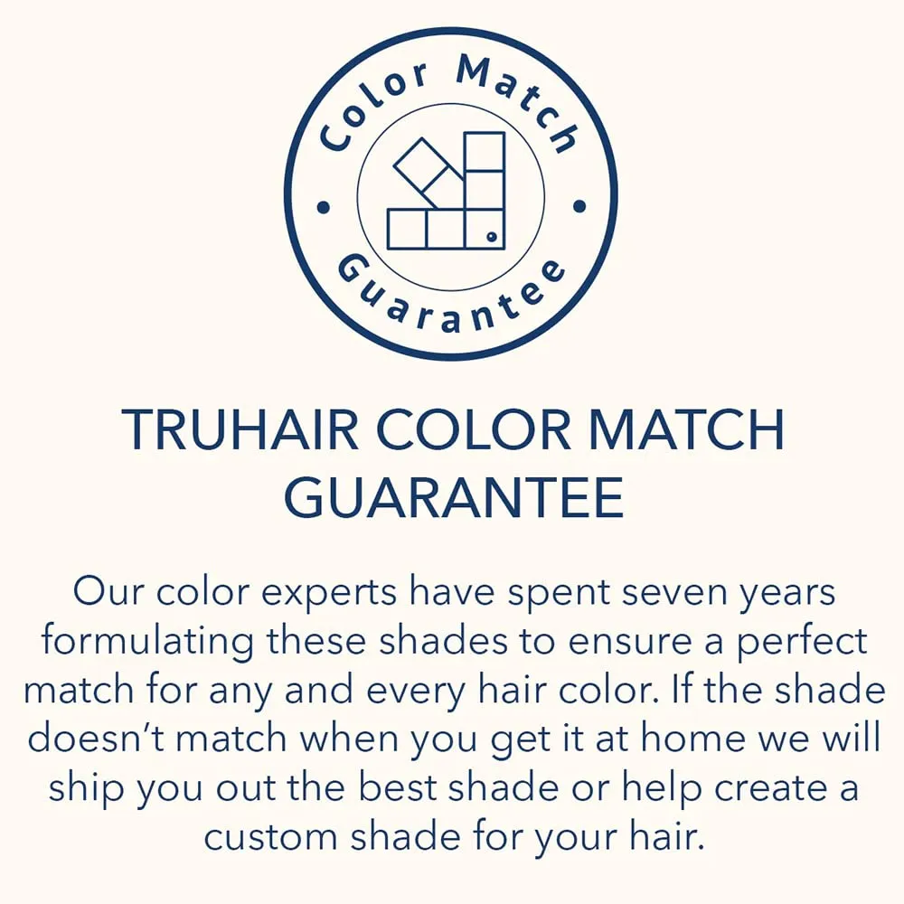 TRUHAIR Color & Conceal Waterproof Root Touch Up Hair Color Concealer - Hair Cover up for Gray Coverage and Hairline Filling - 11 Hair Colors Available (Medium Brown)