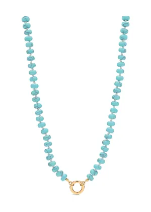 Turquoise Carabiner Necklace