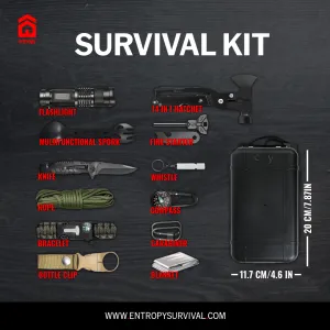 Ultimate 27-Piece Emergency Survival Kit