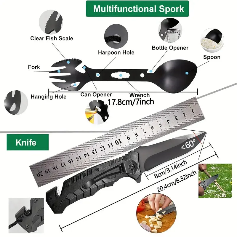 Ultimate 27-Piece Emergency Survival Kit