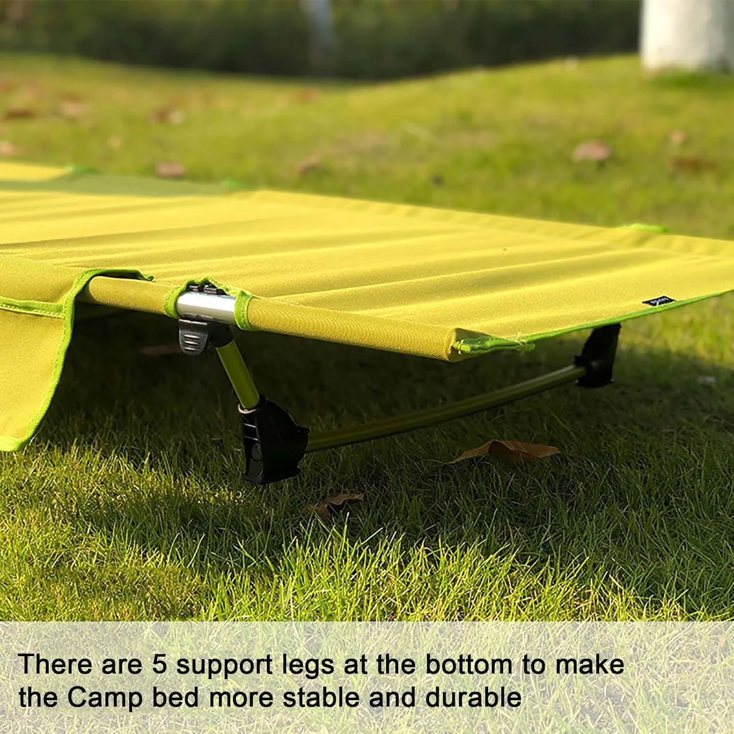 Ultralight Folding Camping Cot for Adults, Portable Sleeping Bed with Carry Bag,Compact for Outdoor Travel,Hiking,Mountaineering,Lightweight Backpacking,Easy Set-Up (Grey)