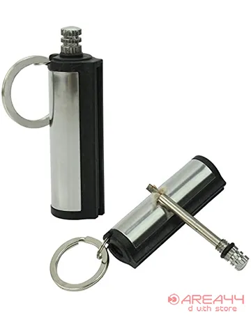 Unique Stainless Steel Metal Flint Match Emergency Survival Fire Starter Lighter Matchbox