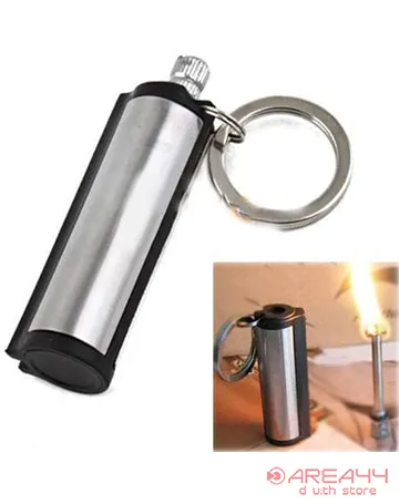 Unique Stainless Steel Metal Flint Match Emergency Survival Fire Starter Lighter Matchbox